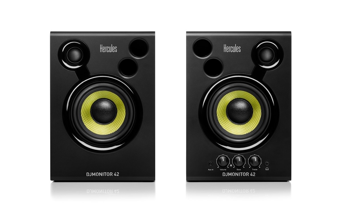Colunas Hercules DJ Monitor 42 de 80 W Preto-2