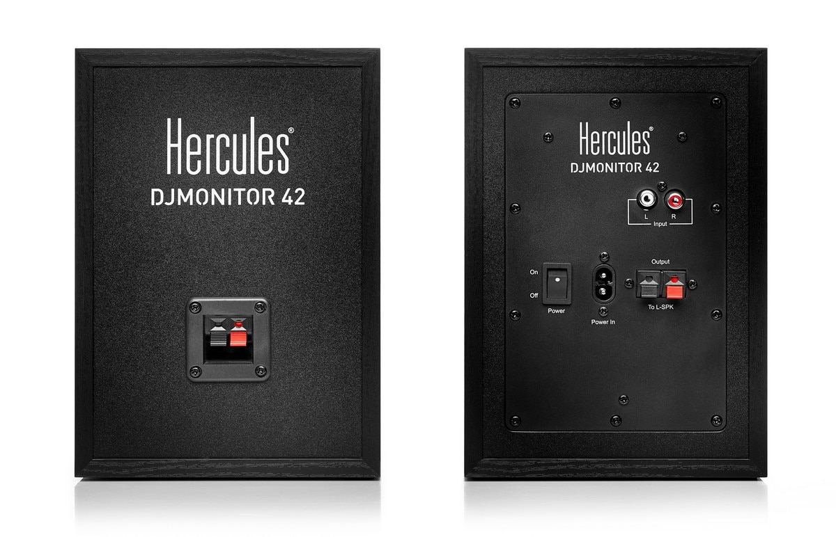 Colunas Hercules DJ Monitor 42 de 80 W Preto-3