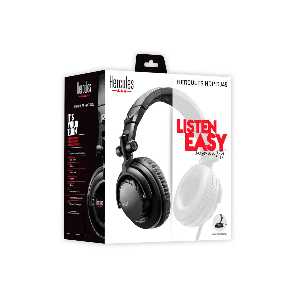 Imagem 0 de Auscultadores Hercules Headphones DJ 45