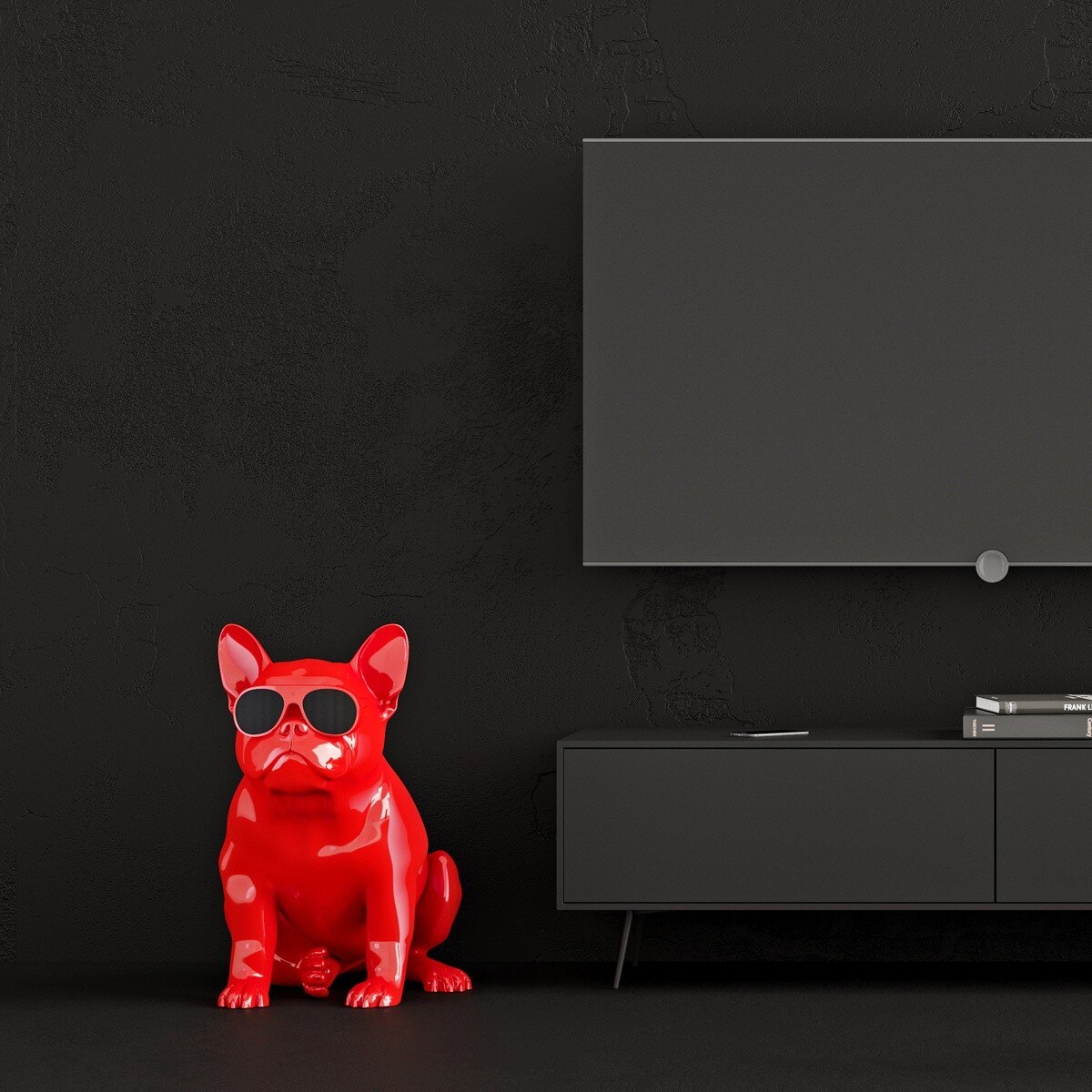 Aerobull HD1 Jarre Estação de Acoplamento/Coluna Bluetooth - Vermelho Brilhante Vermelho Brilhante-4