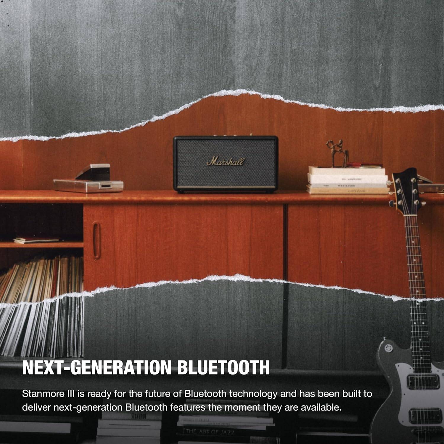 Coluna Portátil Marshall Bluetooth Stanmore III Preto-4