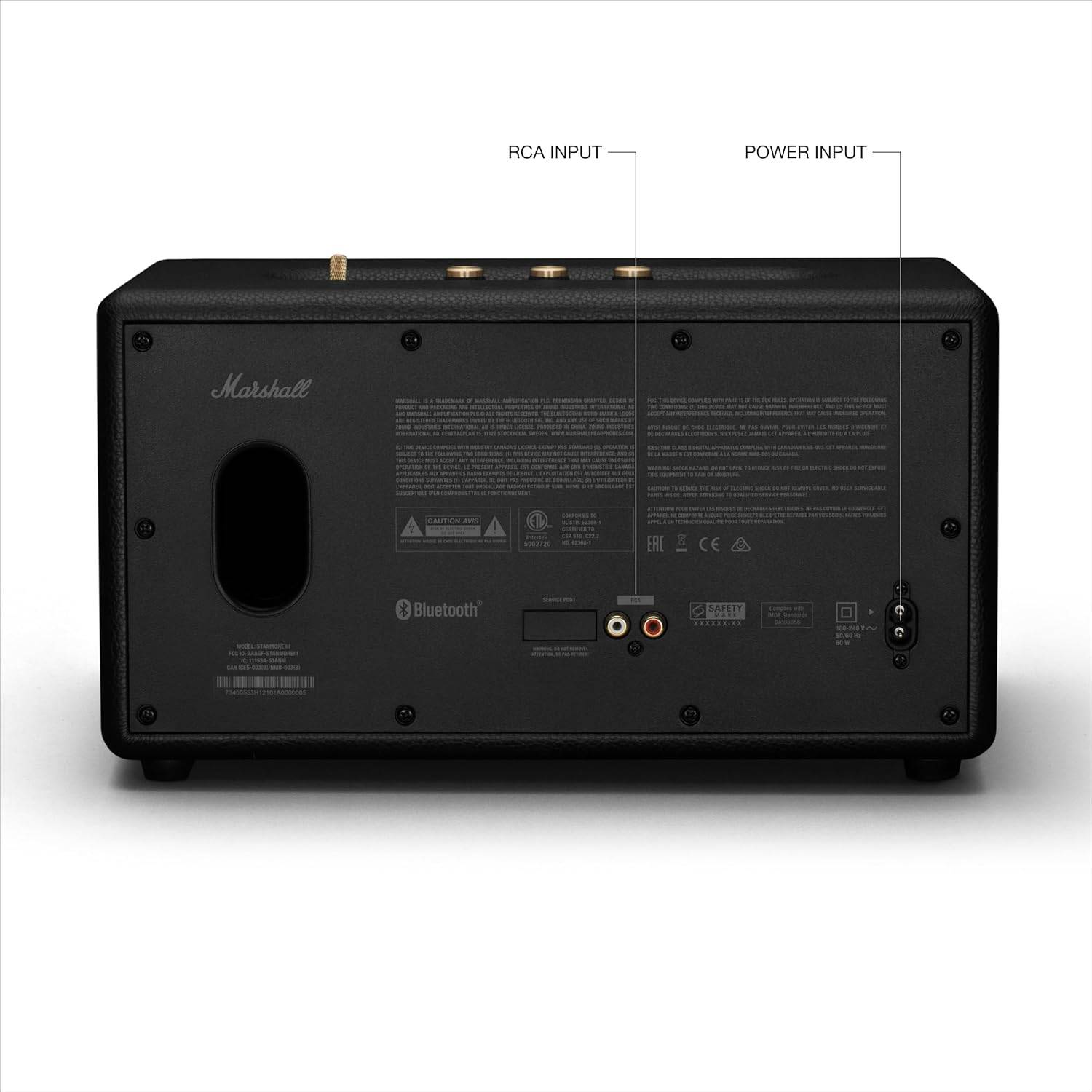 Coluna Portátil Marshall Bluetooth Stanmore III Preto-8