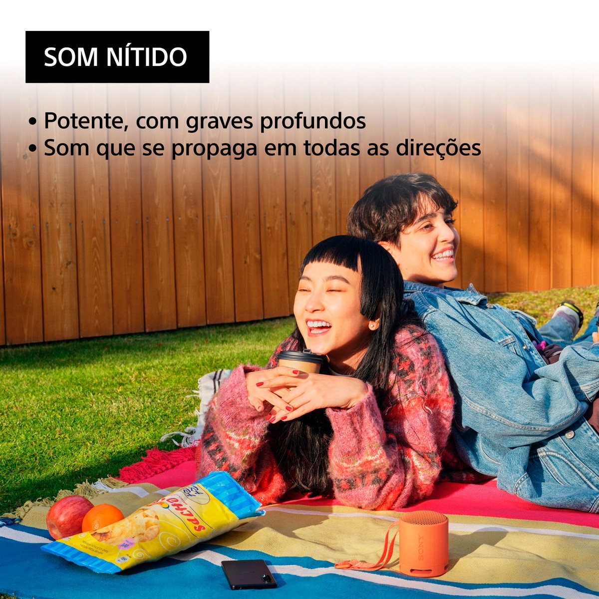 compacta, som potente e nítido Laranja-3