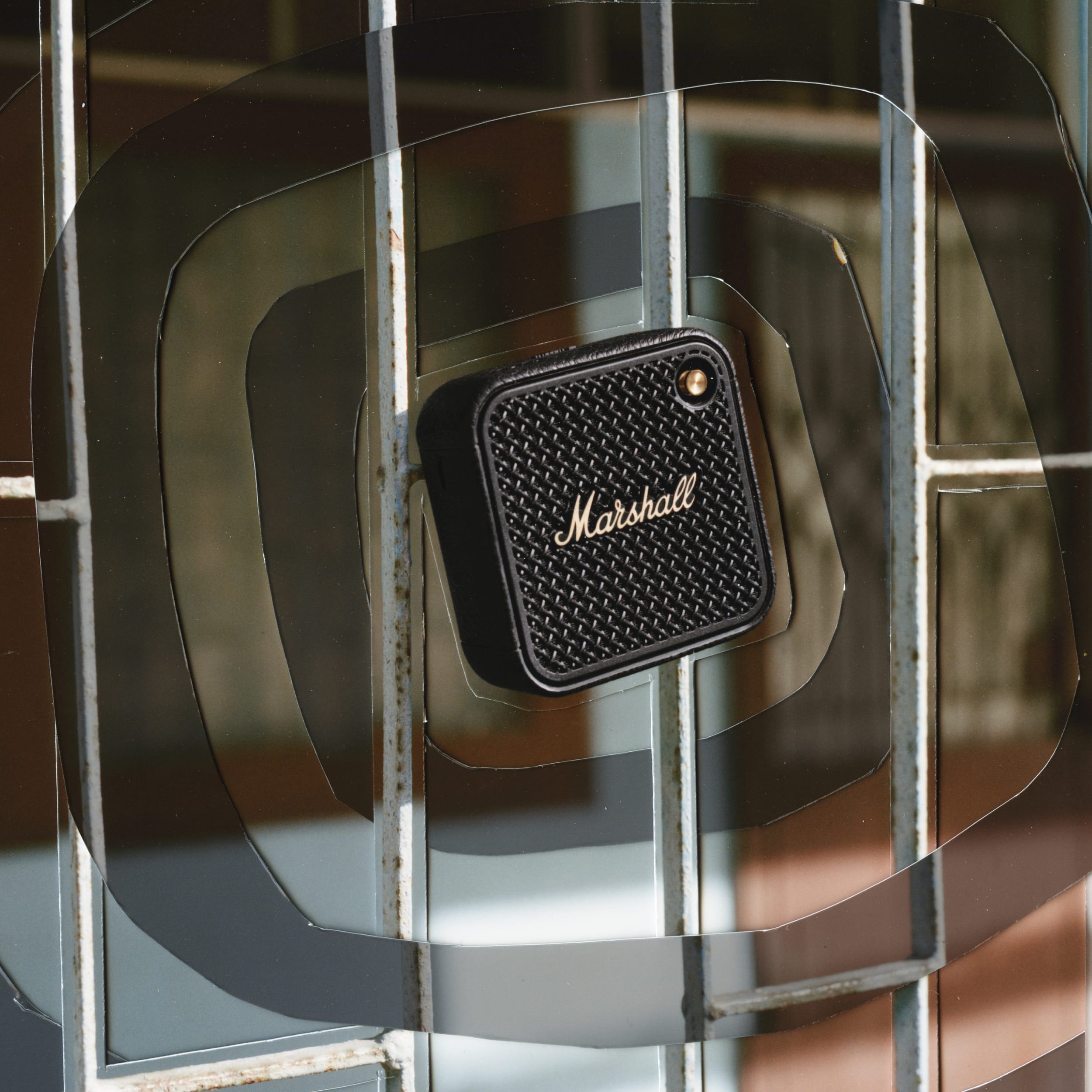 Coluna Portátil Marshall Bluetooth Willen II Black & Brass Preto-5