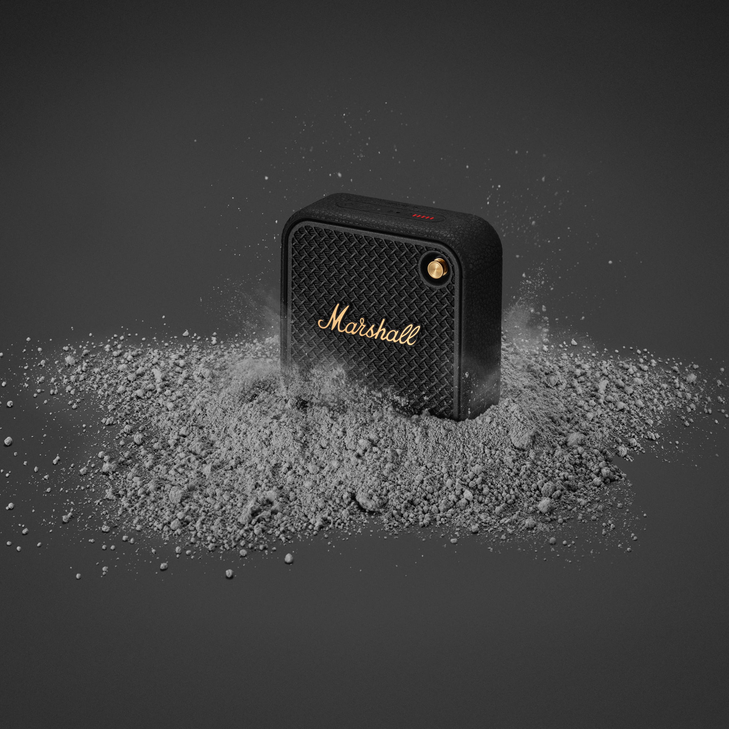 Coluna Portátil Marshall Bluetooth Willen II Black & Brass Preto-12