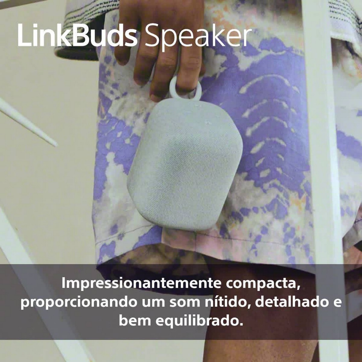 Coluna Portátil Sony LinkBuds Speaker SRS-LS1B Bluetooth Preto-2