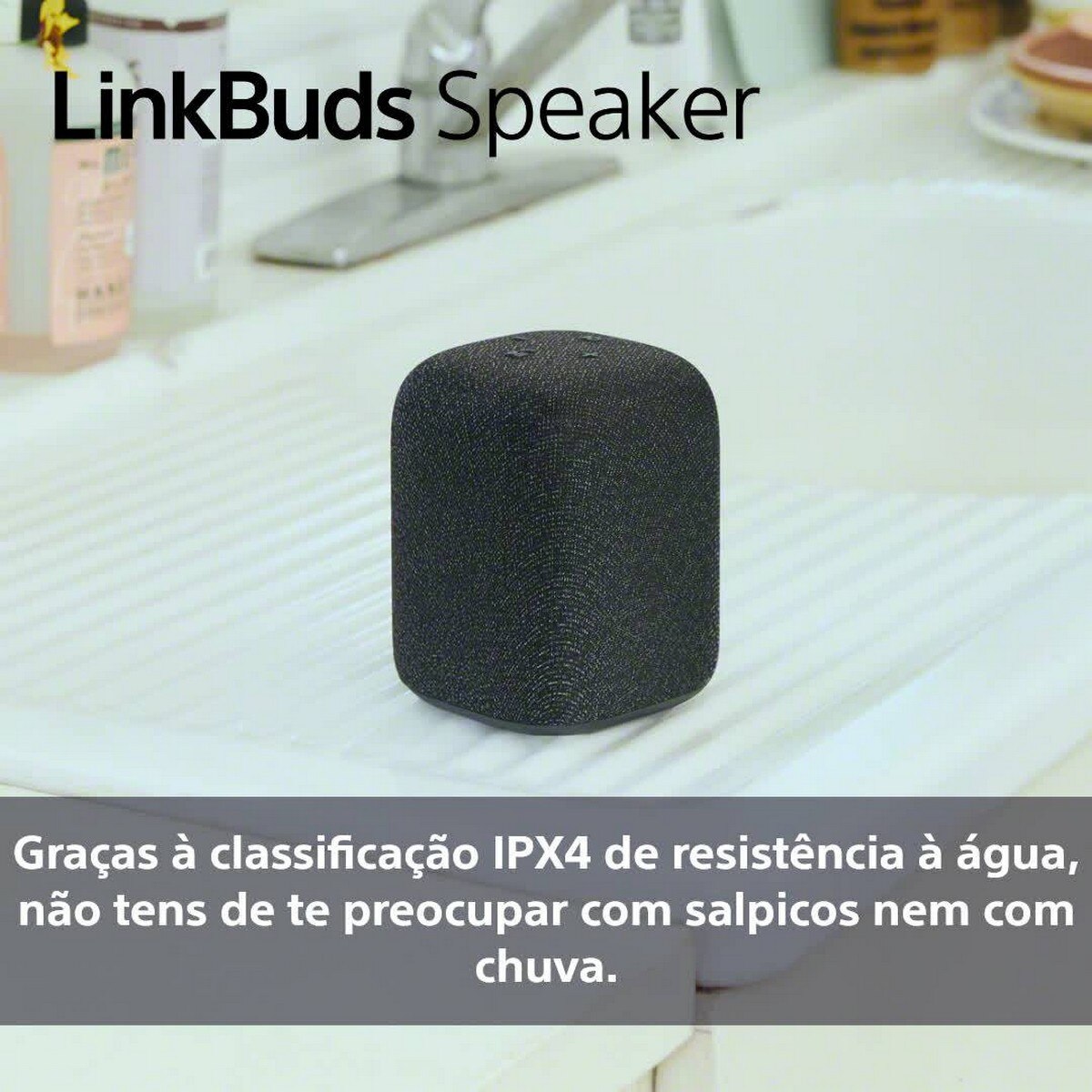 Coluna Portátil Sony LinkBuds Speaker SRS-LS1B Bluetooth Preto-6