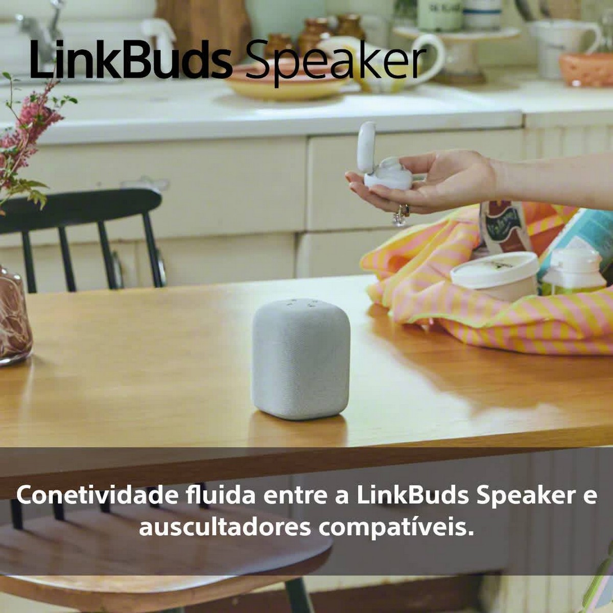Coluna Portátil Sony LinkBuds Speaker SRS-LS1B Bluetooth Preto-7