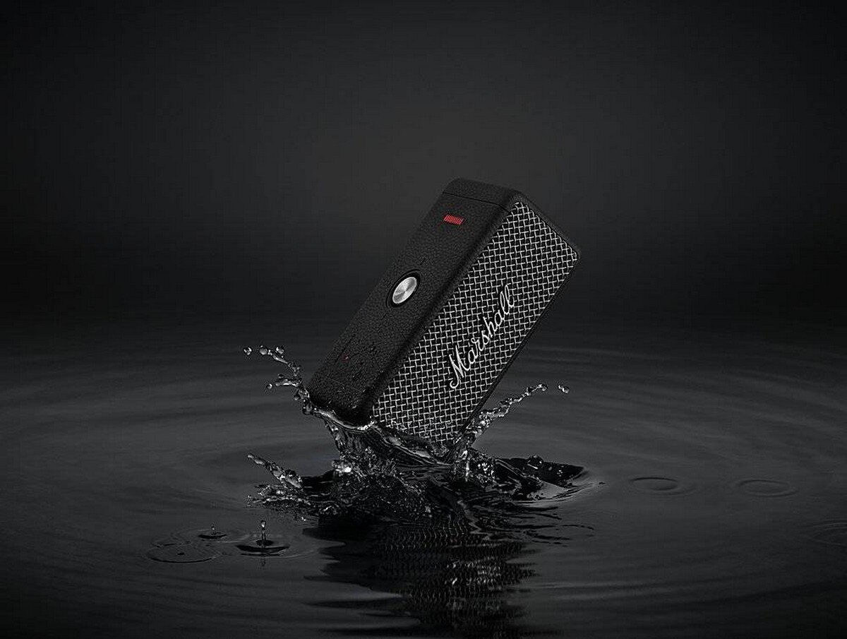 Coluna Portátil Marshall Bluetooth Emberton II Black & Steel 4