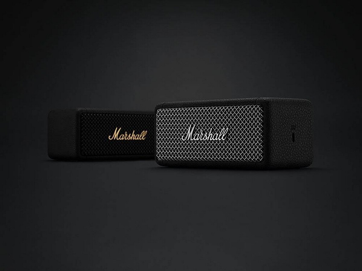 Coluna Portátil Marshall Bluetooth Emberton II Black & Steel 5