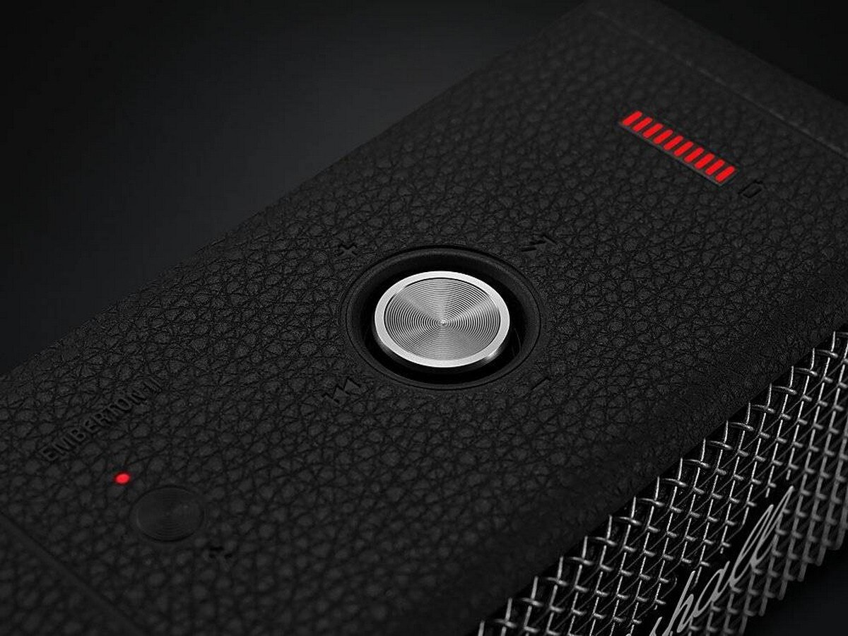 Coluna Portátil Marshall Bluetooth Emberton II Black & Steel 6
