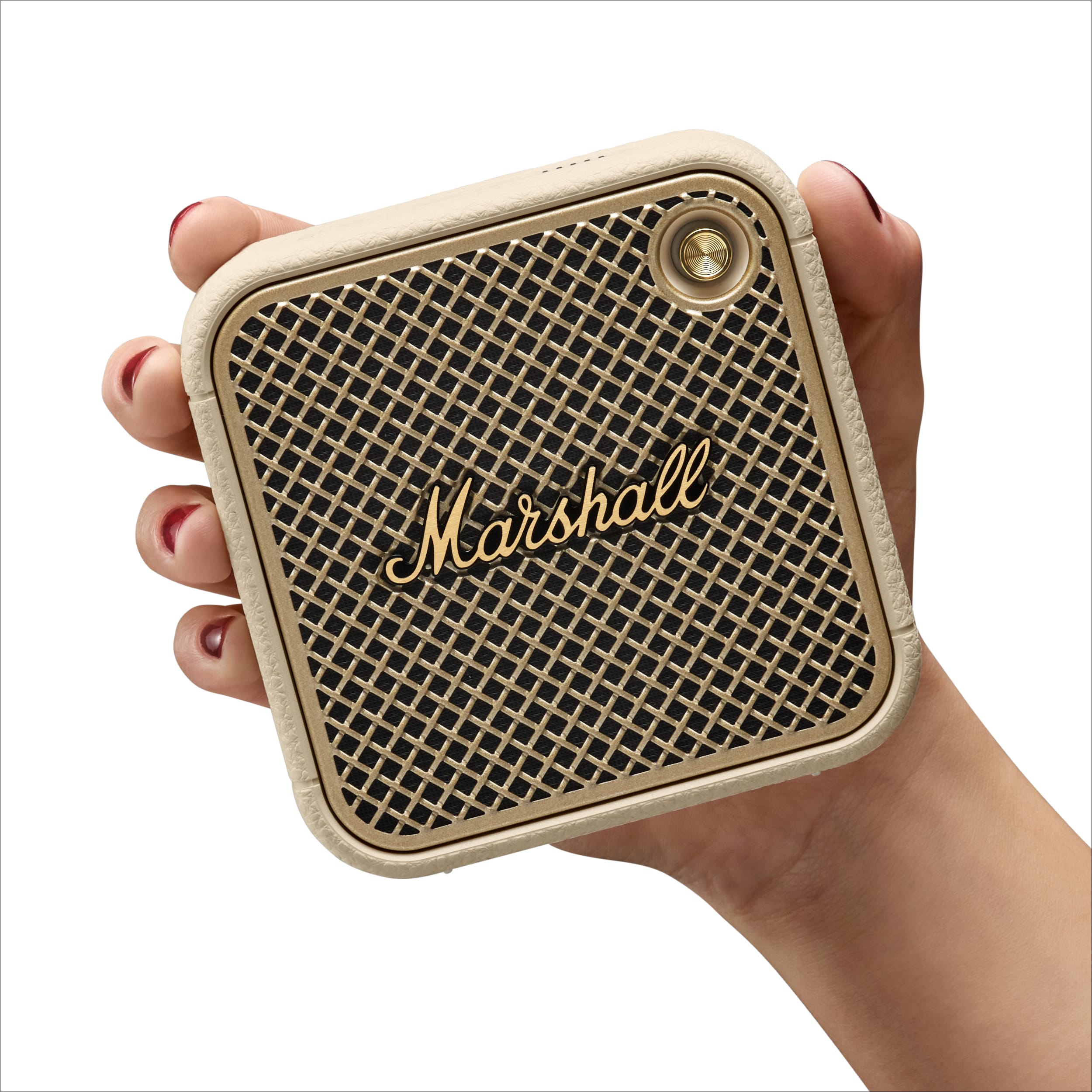 Coluna Portátil Marshall Bluetooth Willen II Cream Creme-9