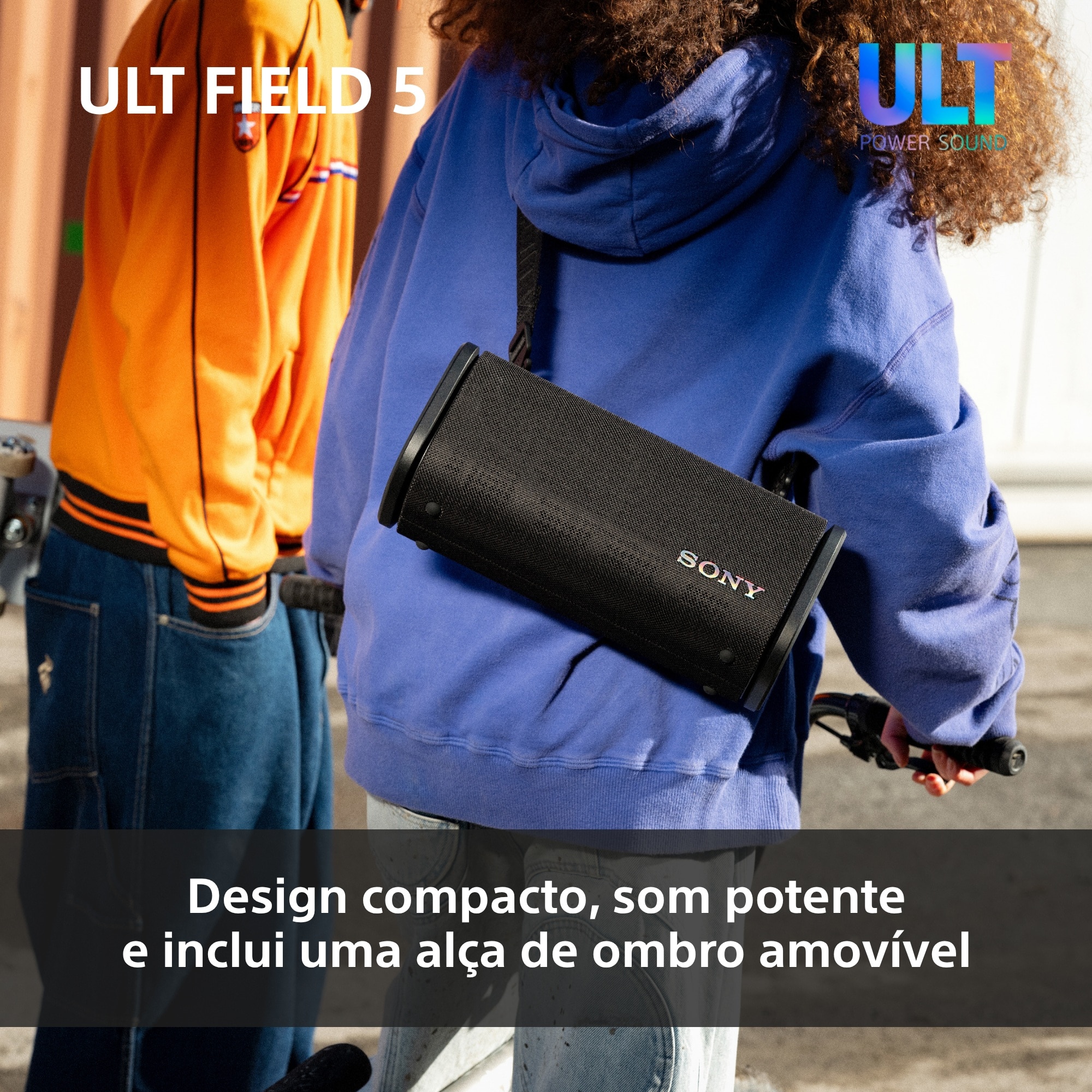 Coluna Portátil Sony ULT FIELD 5 com ULT POWER SOUND, IP67, Resistente à Água, ao Pó, aos Choques, Bateria 25 H Duração, Luzes 360°, Correia Amovível Preto-6