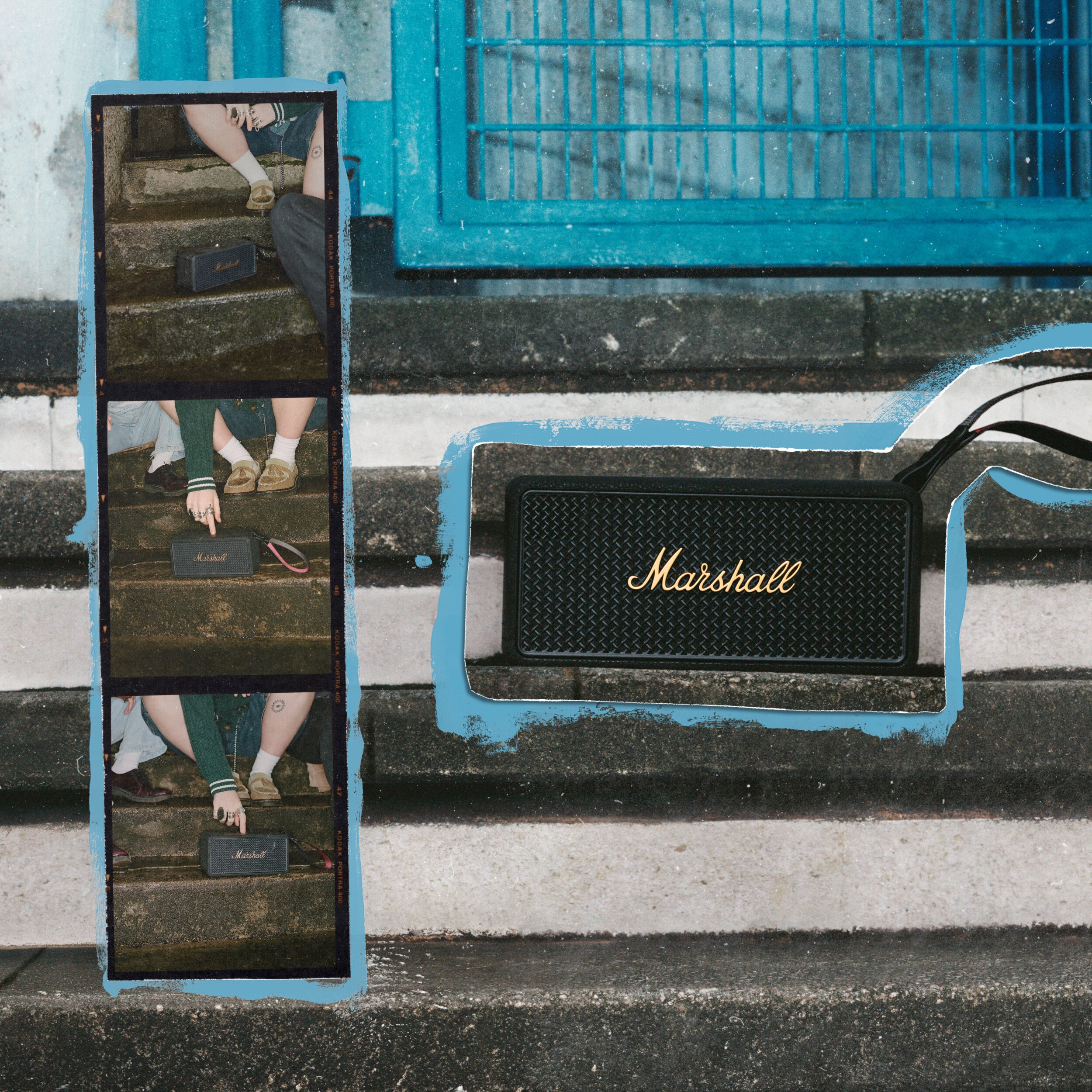 Coluna Portátil Marshall Bluetooth Middleton II Preto / Bronze-5