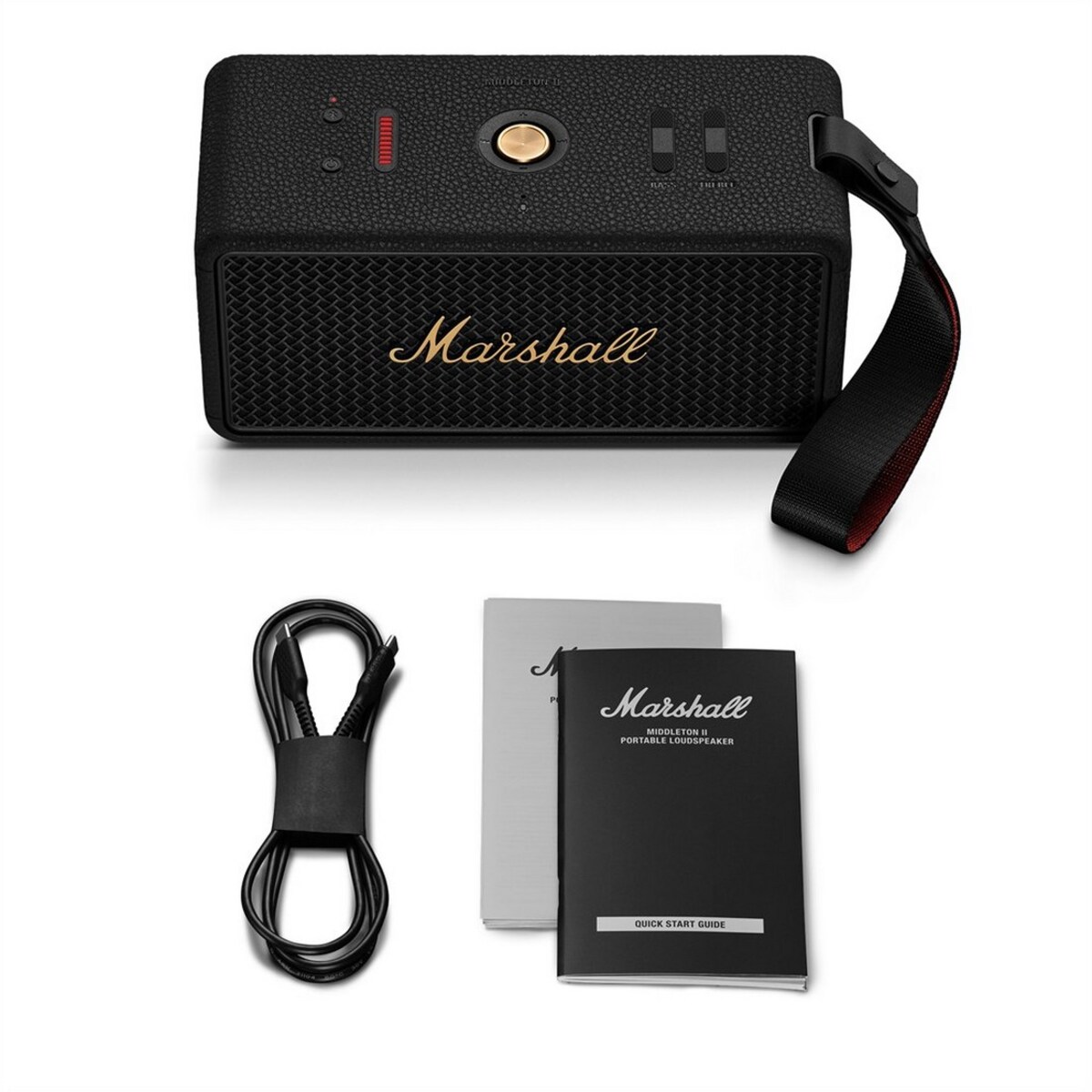 Coluna Marshall Bluetooth Portátil Middleton II - Preto e Bronze Preto / Bronze-7