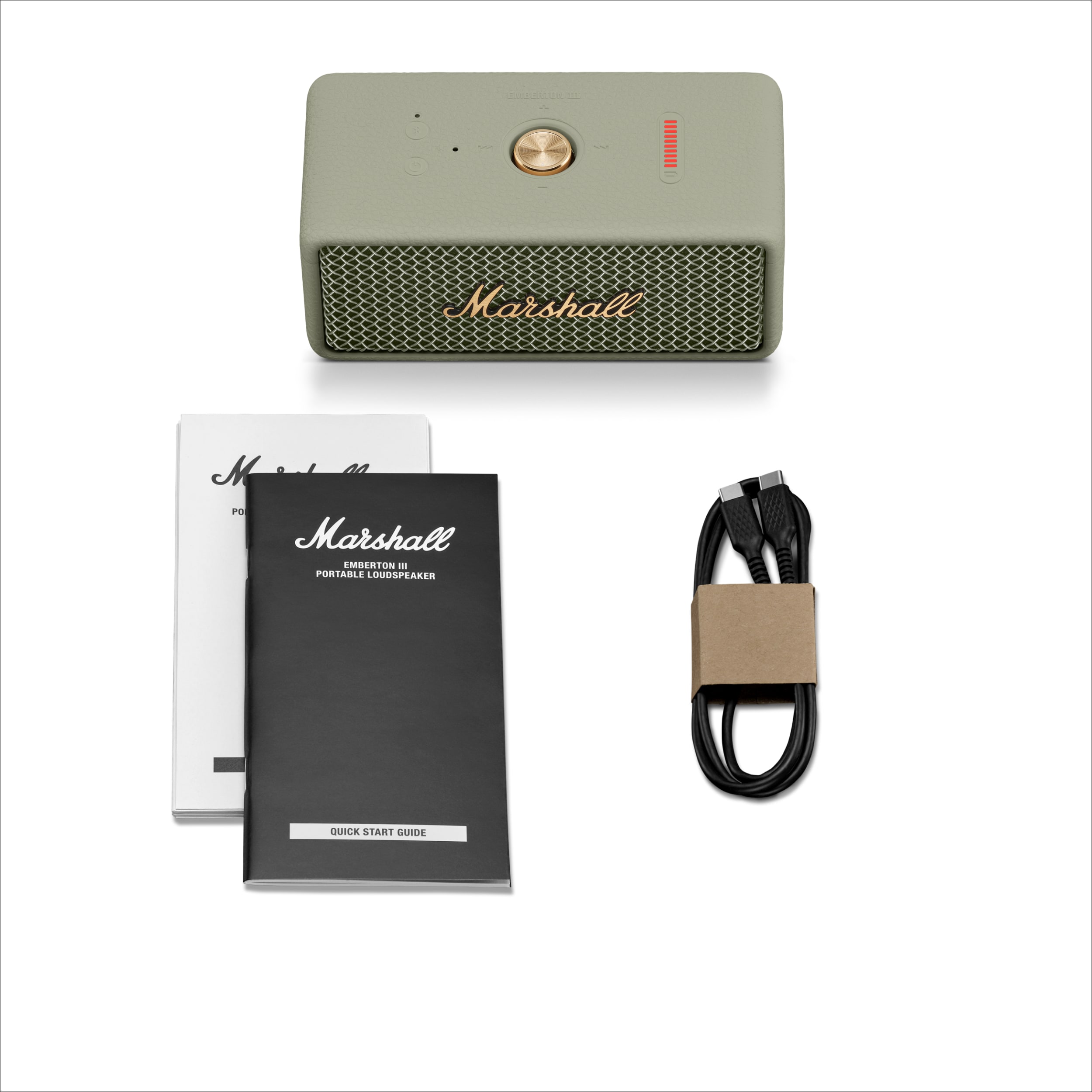 Coluna Portátil Marshall Bluetooth Emberton III Sage Verde-6