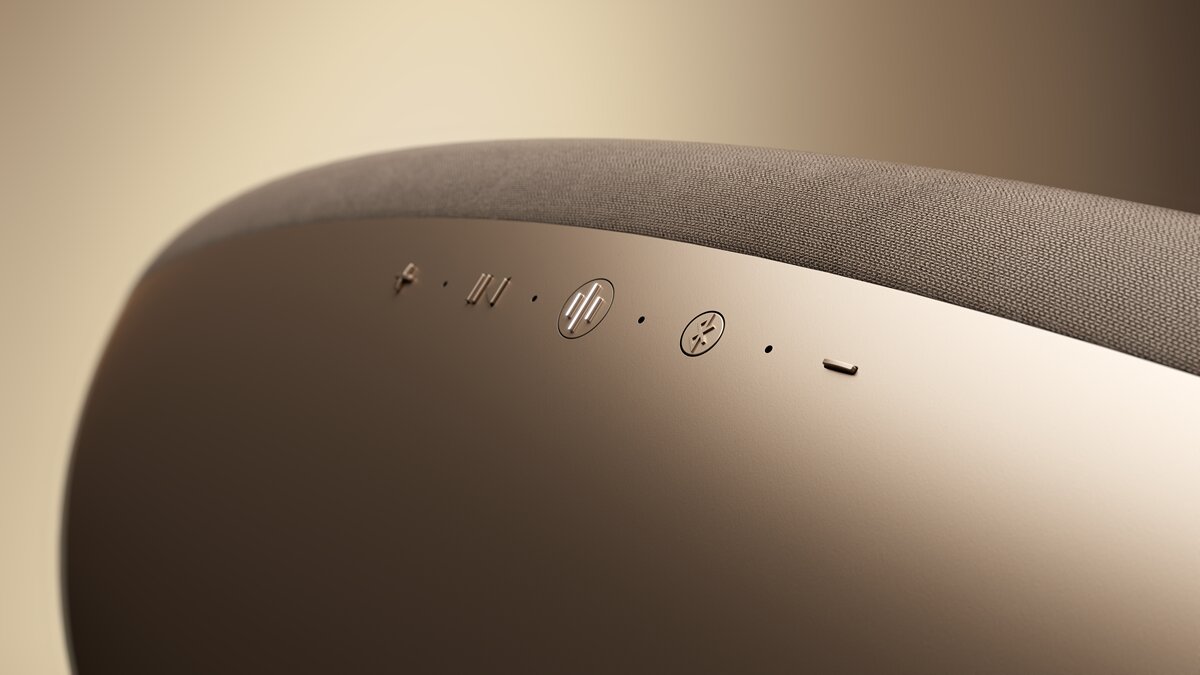 Coluna Bowers & Wilkins Zeppelin Pro Edition Solar Gold Gray-10