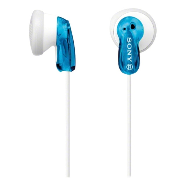 Auriculares de Botão Simples Sony MDRE9LPL - Azul Azul-1