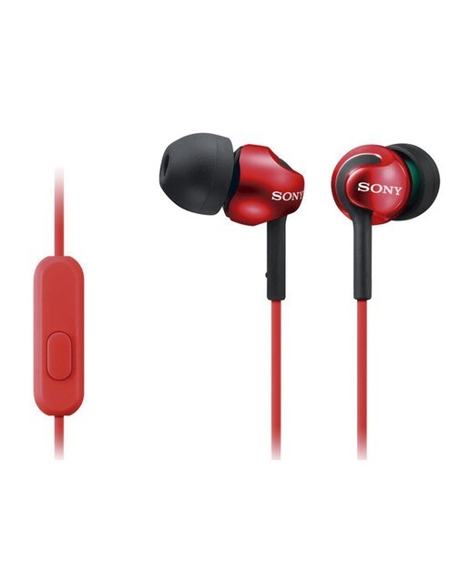 Imagem 0 de Auriculares de Botão Sony MDREX110APR - Vermelho