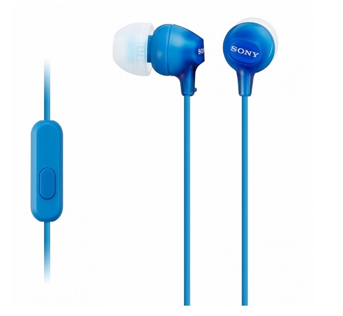 Auriculares de Botão Sony MDREX15APLI - Azul Azul-1