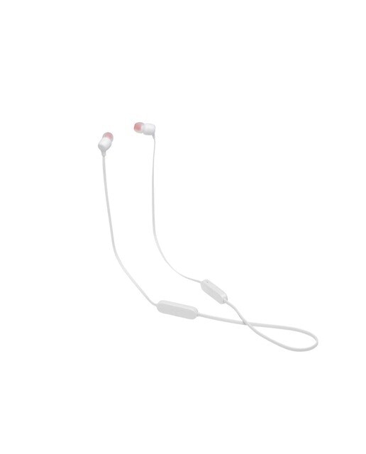 Auriculares Bluetooth JBL com Microfone T 125 BT - Branco Branco-1