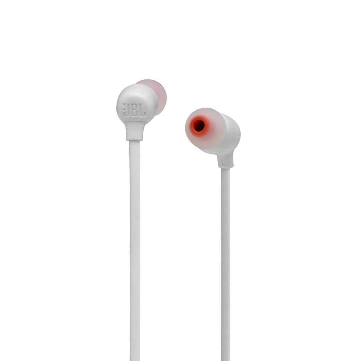 Auriculares Bluetooth JBL com Microfone T 125 BT - Branco Branco-2