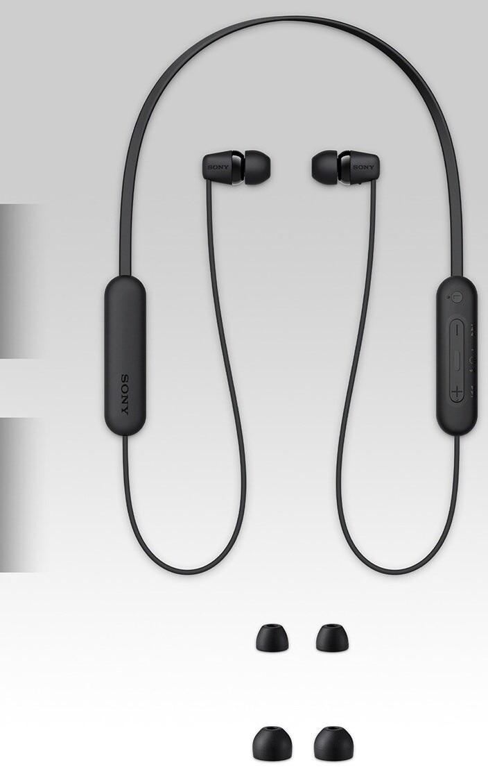 Auriculares Sony WI-C100 Bluetooth - Preto Preto-6