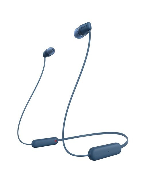 Imagem 0 de Auriculares Sony WI-C100 Bluetooth - Azul