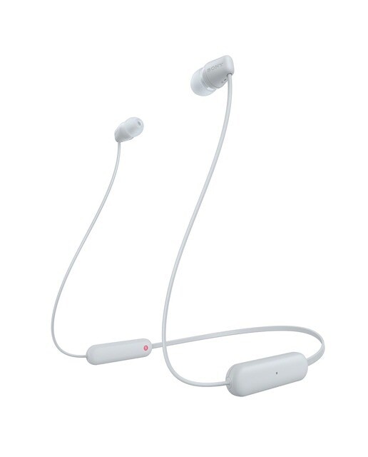 Imagem 0 de Auriculares Sony WI-C100 Bluetooth - Branco