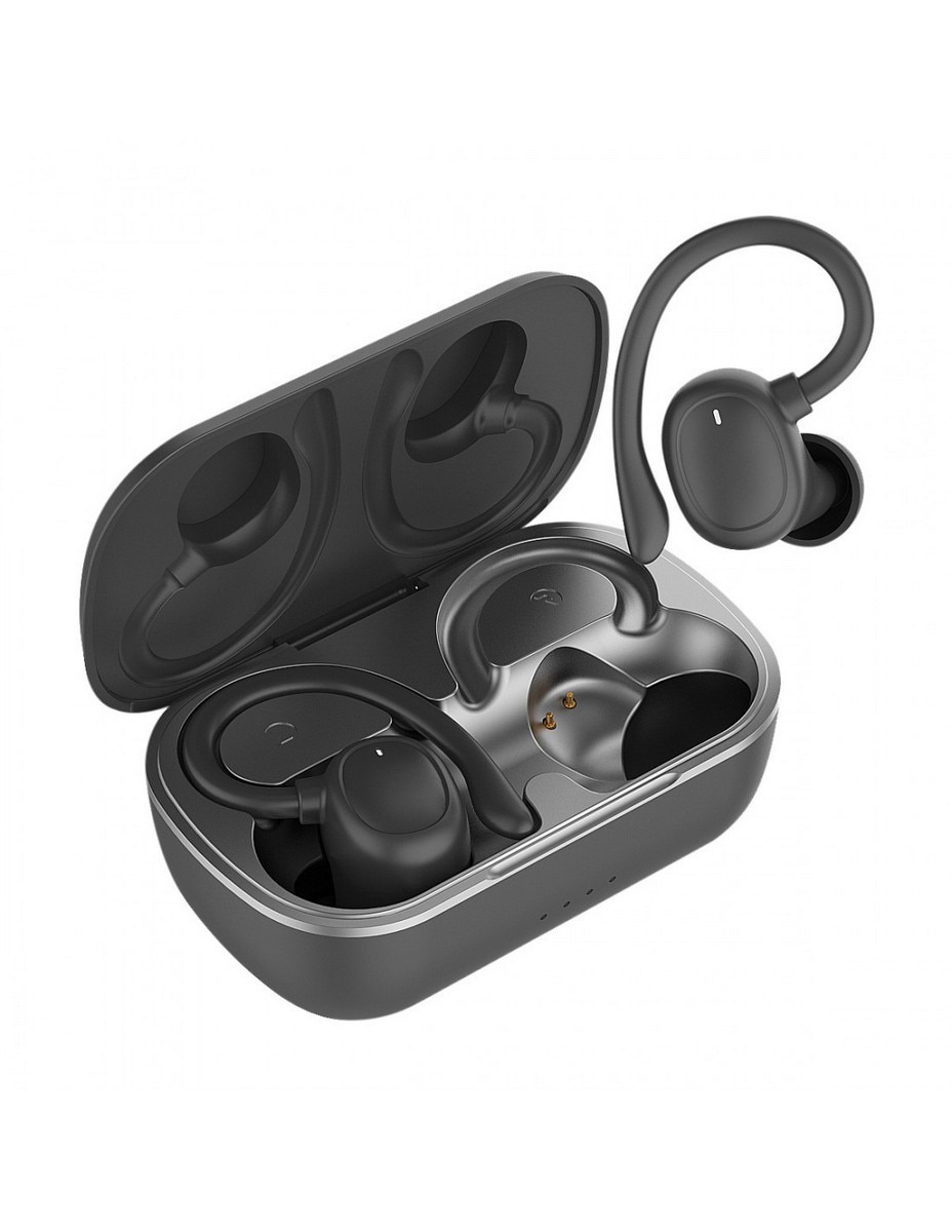 Auscultadores sem Fios Smart True Wireless Sport ENC Preto-3