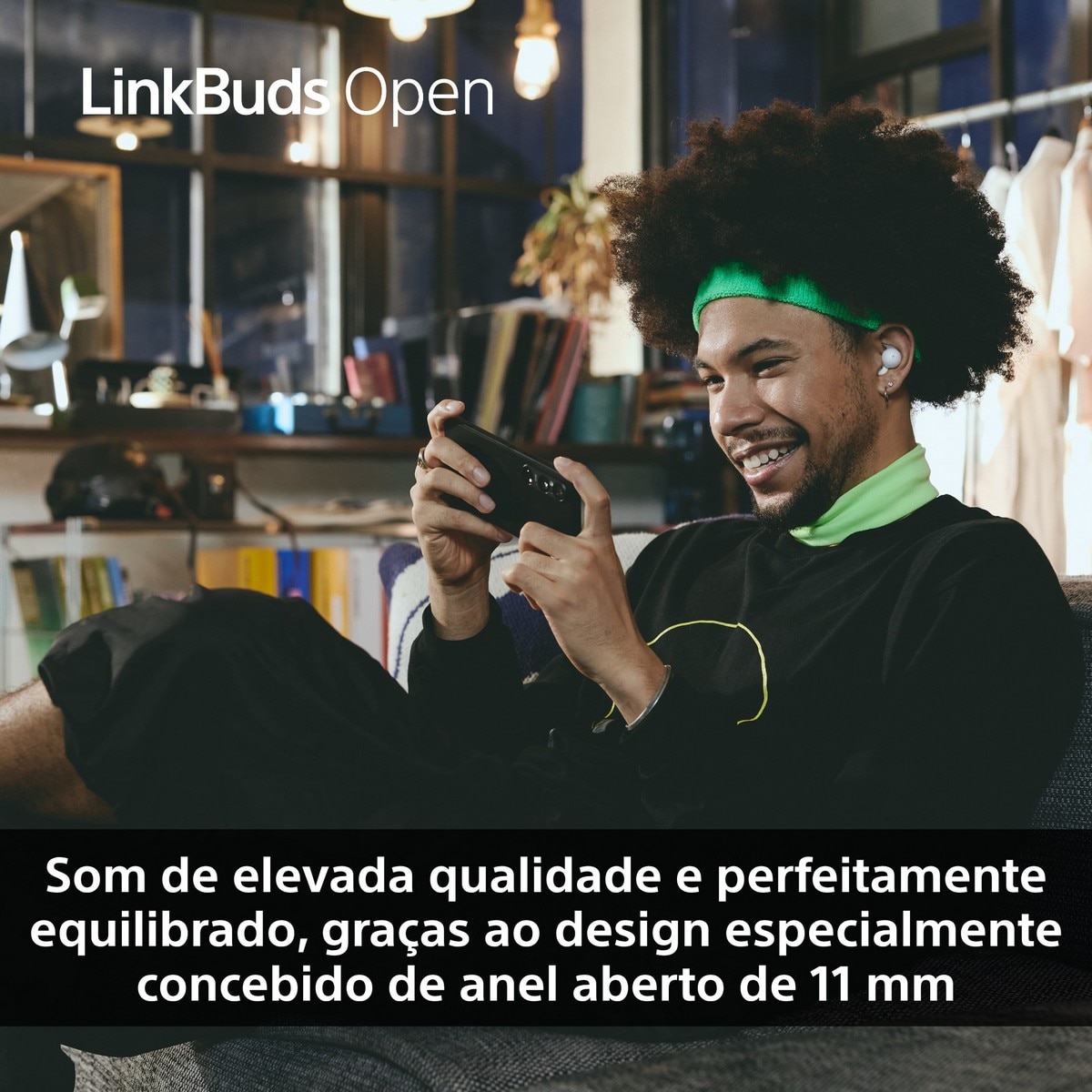 Auriculares Sony True Wireless Link Buds Open Preto-6