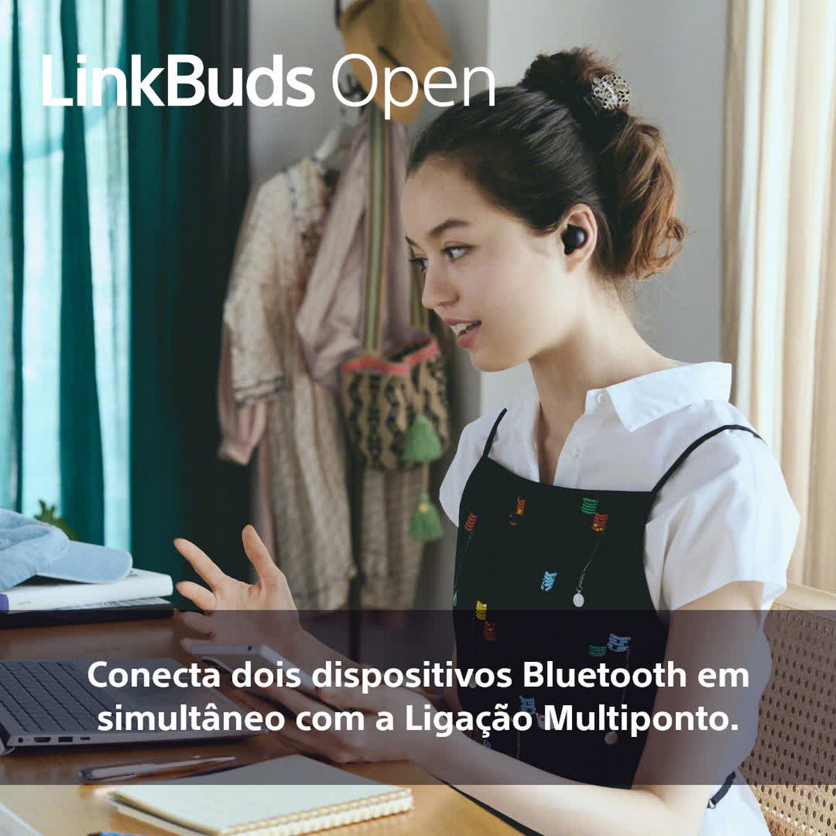 Auriculares Sony True Wireless Link Buds Open Preto-8