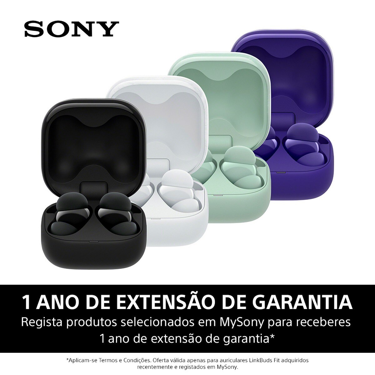 Auriculares Sony WF-LS910N True Wireless LinkBuds Fit com Noise Cancelling Violeta-11