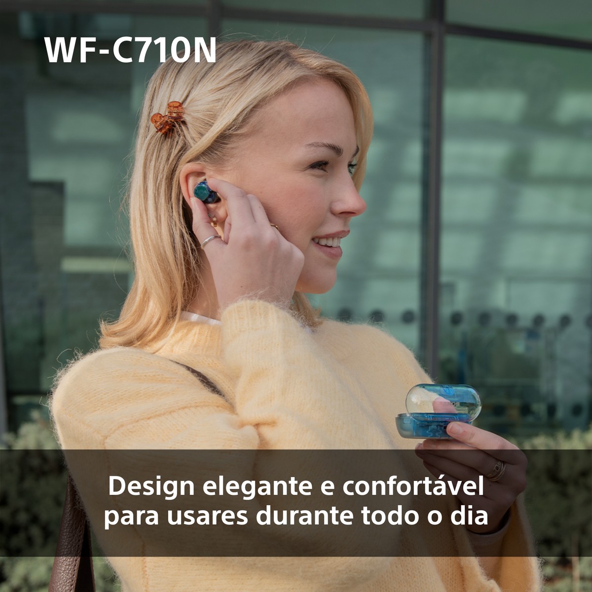 Auriculares True Wireless Sony WF-C710NB Azul-5