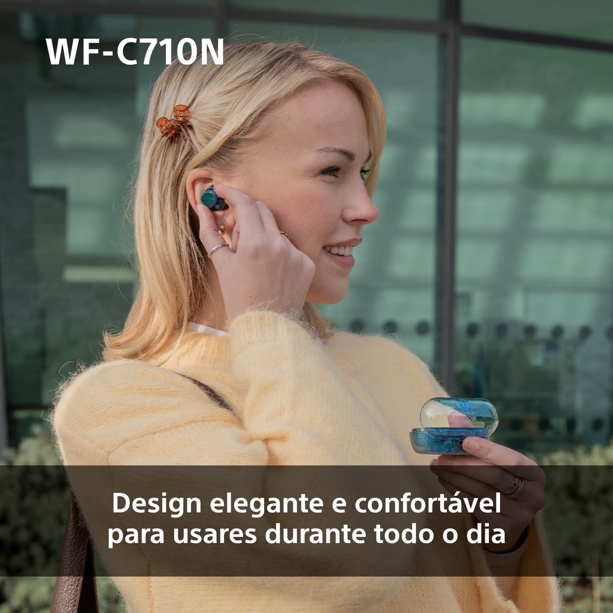 Auriculares True Wireless Sony WF-C710NB Azul-5