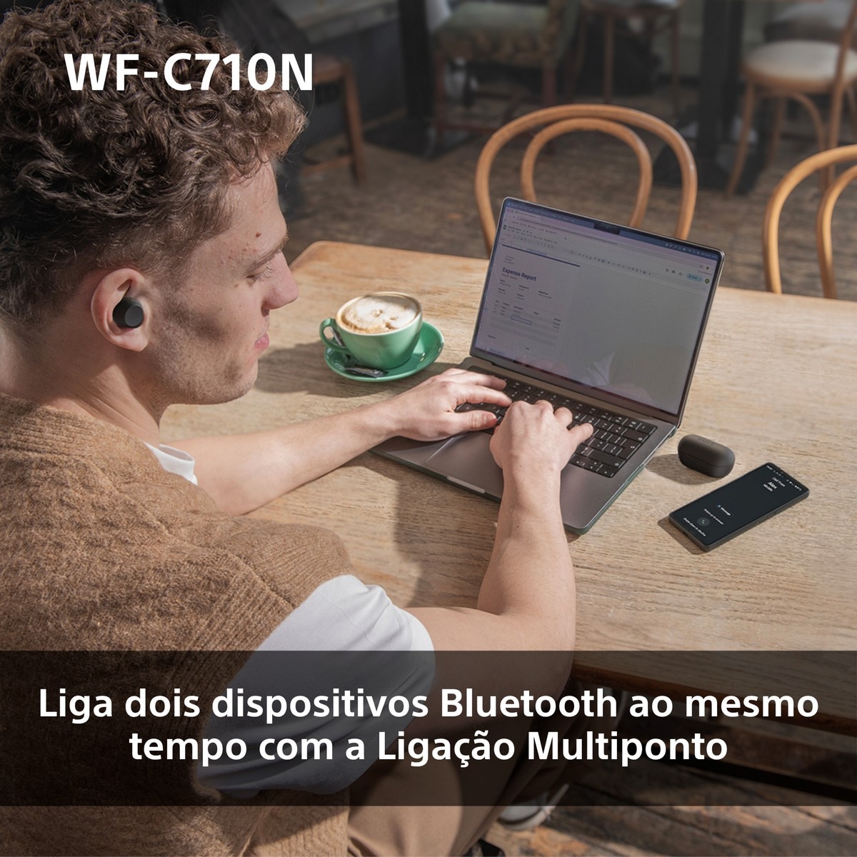 Auriculares True Wireless Sony WF-C710NB Azul-8