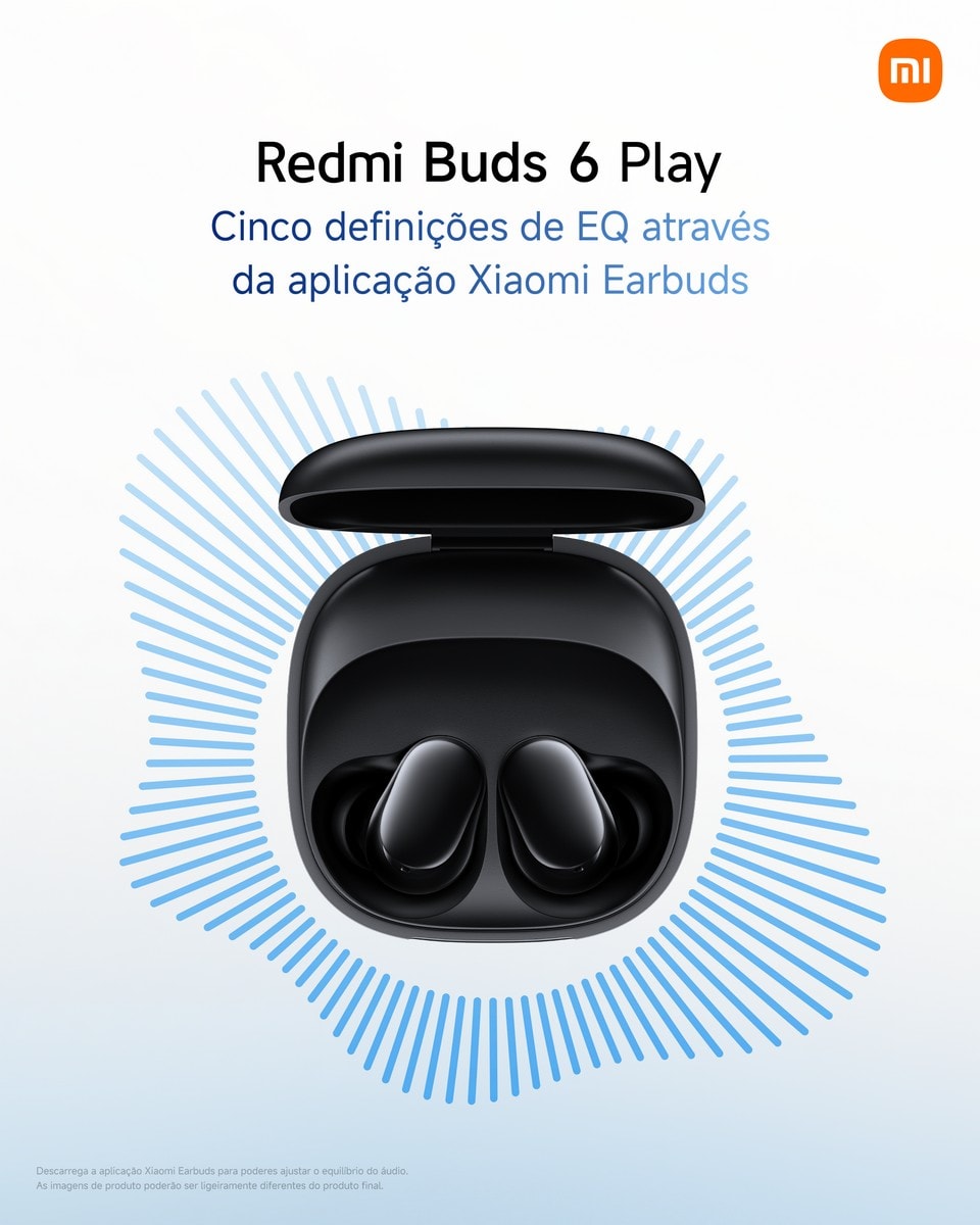 Auriculares Bluetooth Xiaomi Redmi Buds 6 Play Preto-8