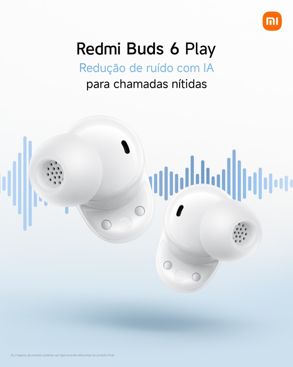 Auriculares Bluetooth Xiaomi Redmi Buds 6 Play Preto-9