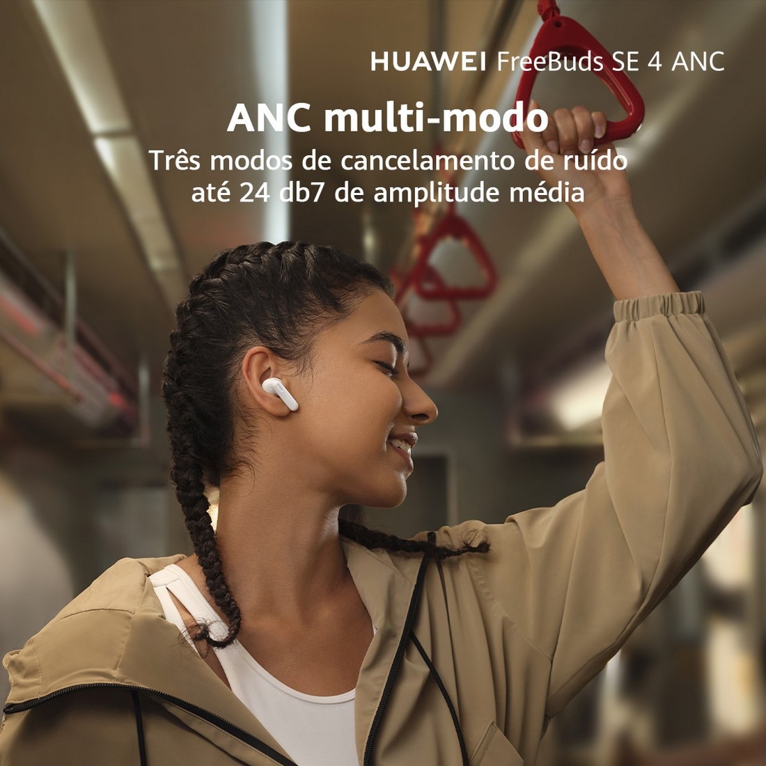 Auriculares True Wireless Bluetooth Huawei FreeBuds SE 4 ANC Branco-6