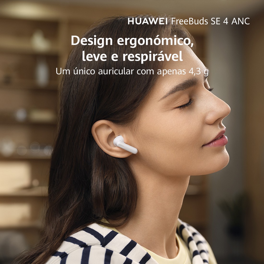 Auriculares True Wireless Bluetooth Huawei FreeBuds SE 4 ANC Branco-7