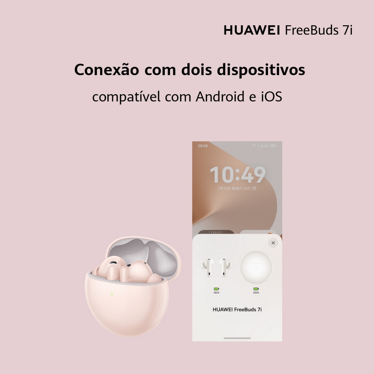 Auriculares Huawei Freebuds 7I Branco-10