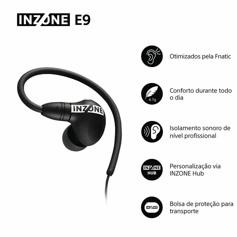 Auriculares de Gaming Sony INZONE E9 IER-G900B Preto-2