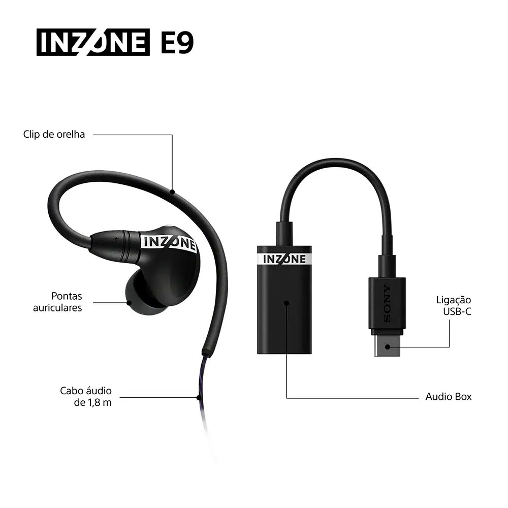 Auriculares de Gaming Sony INZONE E9 IER-G900B Preto-7