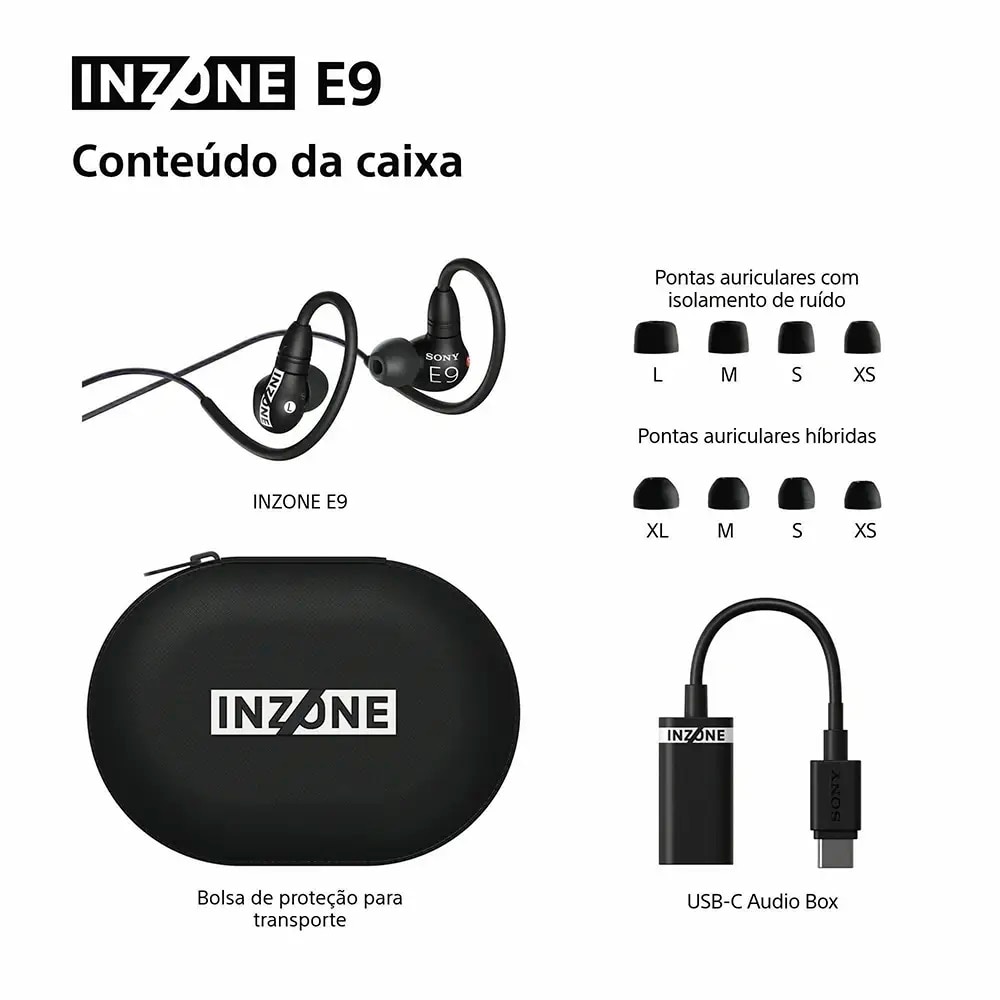 Auriculares de Gaming Sony INZONE E9 IER-G900B Preto-8