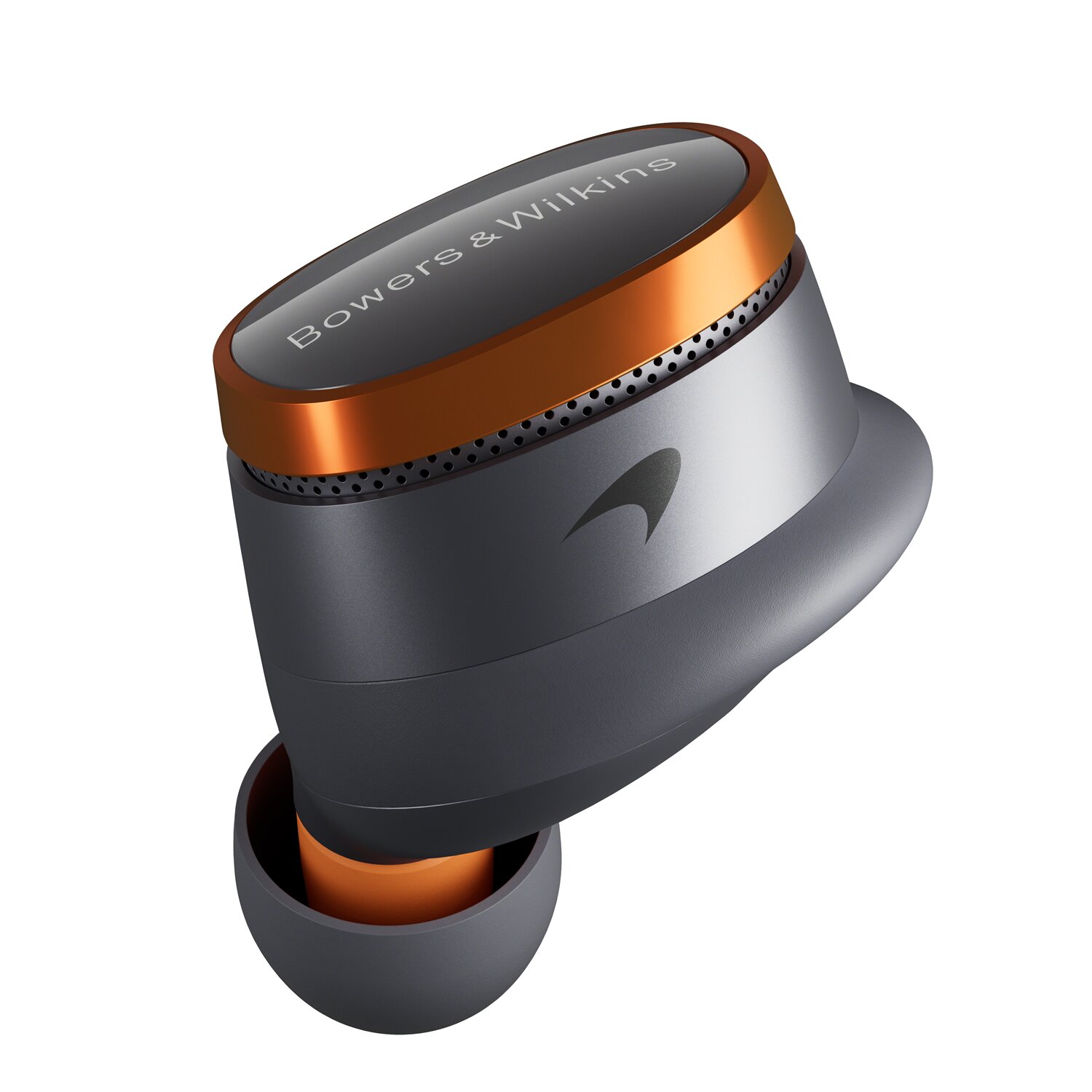 Auriculares Bluetooth Bowers & Wilkins Pi8 Mclaren Edition True Wireless com Cancelamento de Ruído Cinzento / Laranja-2