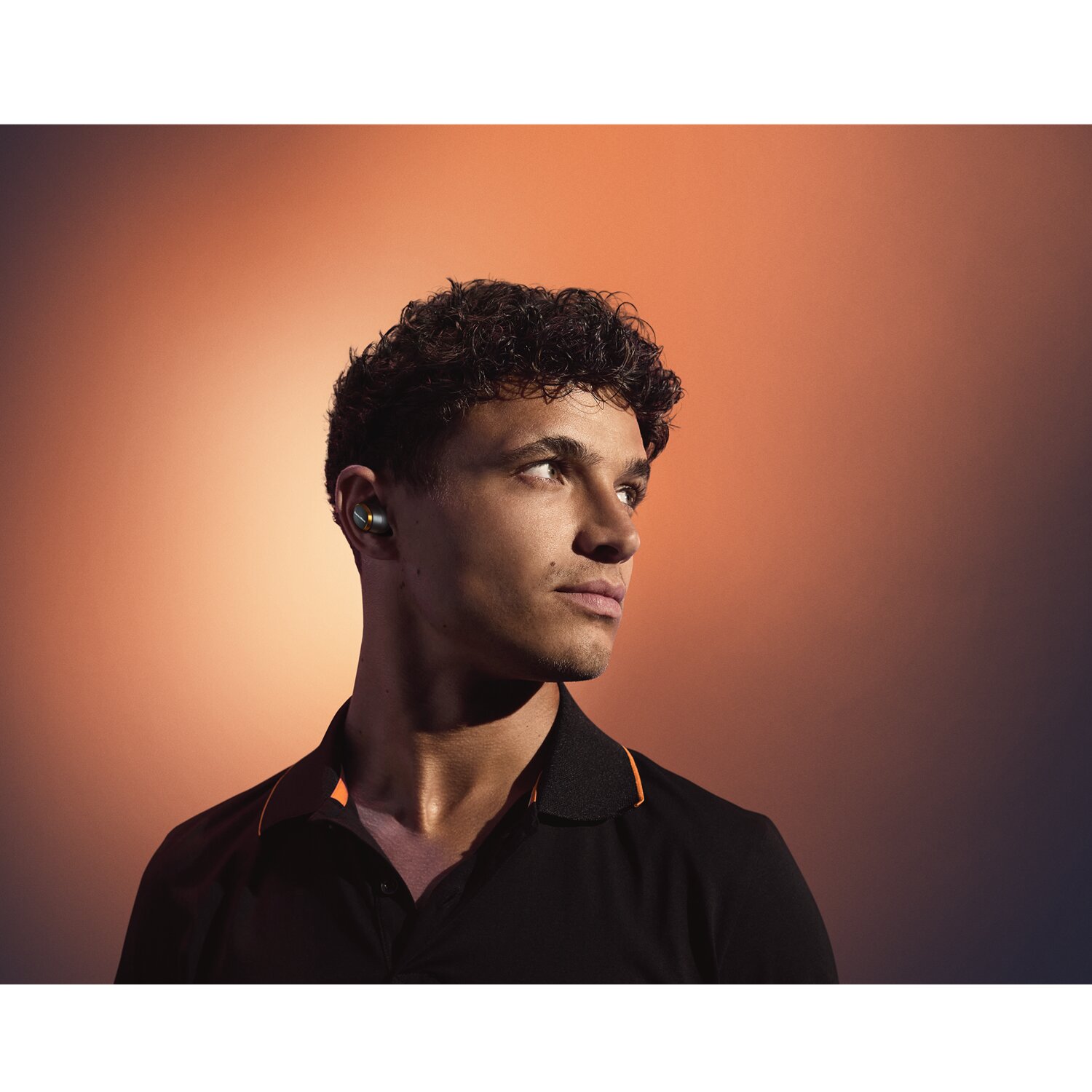 Auriculares Bluetooth Bowers & Wilkins Pi8 Mclaren Edition True Wireless com Cancelamento de Ruído Cinzento / Laranja-3