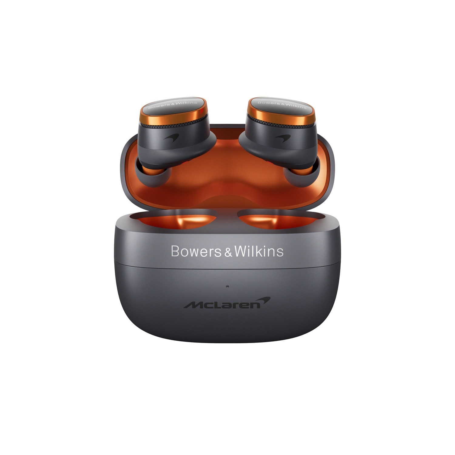 Auriculares Bluetooth Bowers & Wilkins Pi8 Mclaren Edition True Wireless com Cancelamento de Ruído Cinzento / Laranja-5