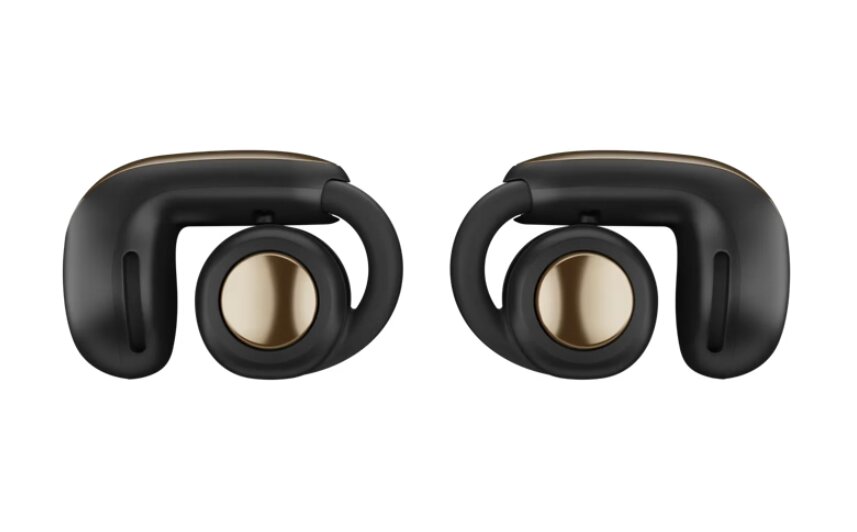 Auriculares Bluetooth QC Ultra Open Earbuds com Tecnologia Open Ear e Som 360º Negro / Ouro-4