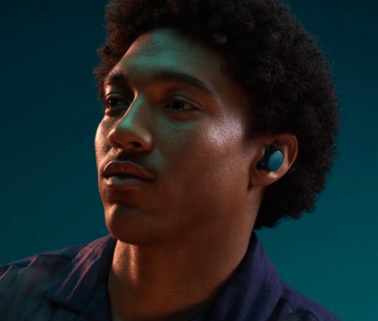 Auriculares Bluetooth Bose QC Earbuds com Cancelamento de Ruído Ajustável e Multipoint Azul-claro-2