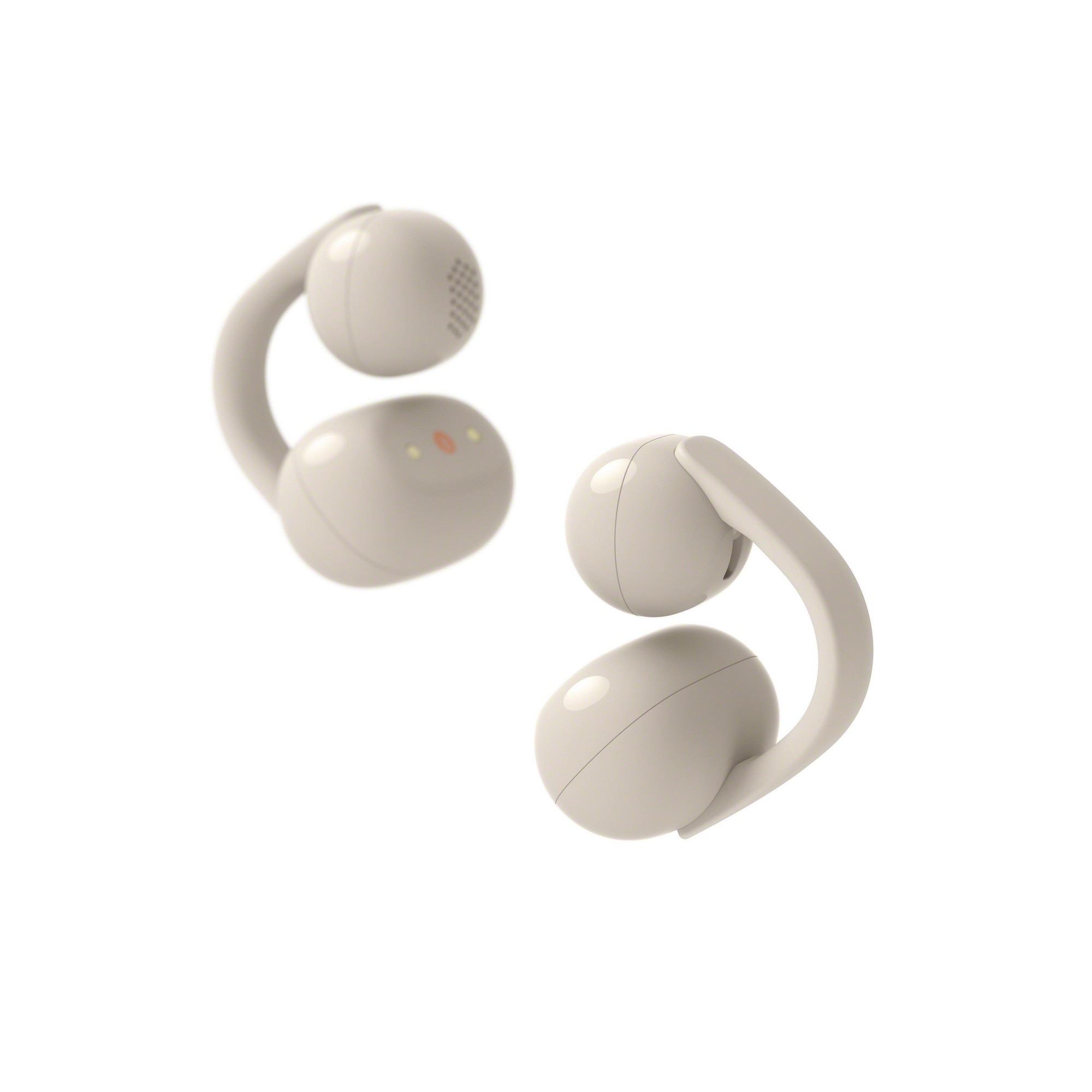 Auriculares sem Fios Sony LinkBuds Clip, Bluetooth, IPX4, 37 Horas de Autonomia Bege-1